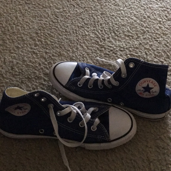 Converse All Star Chuck Taylor Blue Youth 3 - Picture 3 of 7